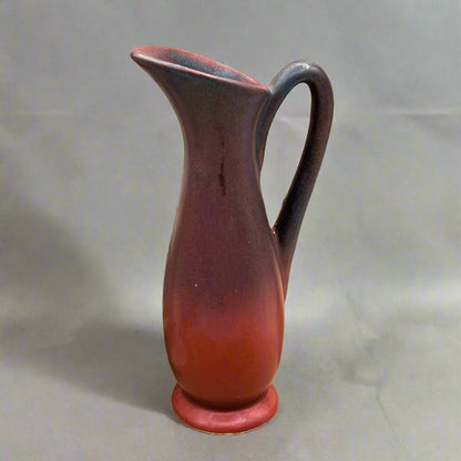 Van Briggle Pottery Matte Mulberry and Blue 7" Ewer Pitcher Vase
