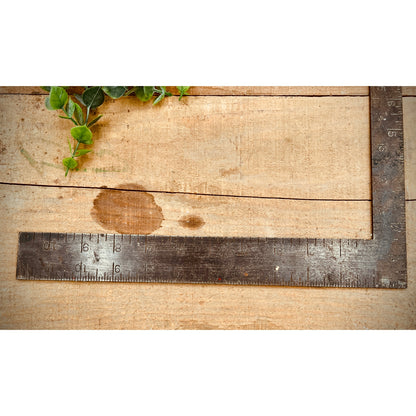 Vintage "A Framing Guide & Steel Square" by Sigmon with Sargent 12” x 8” Square