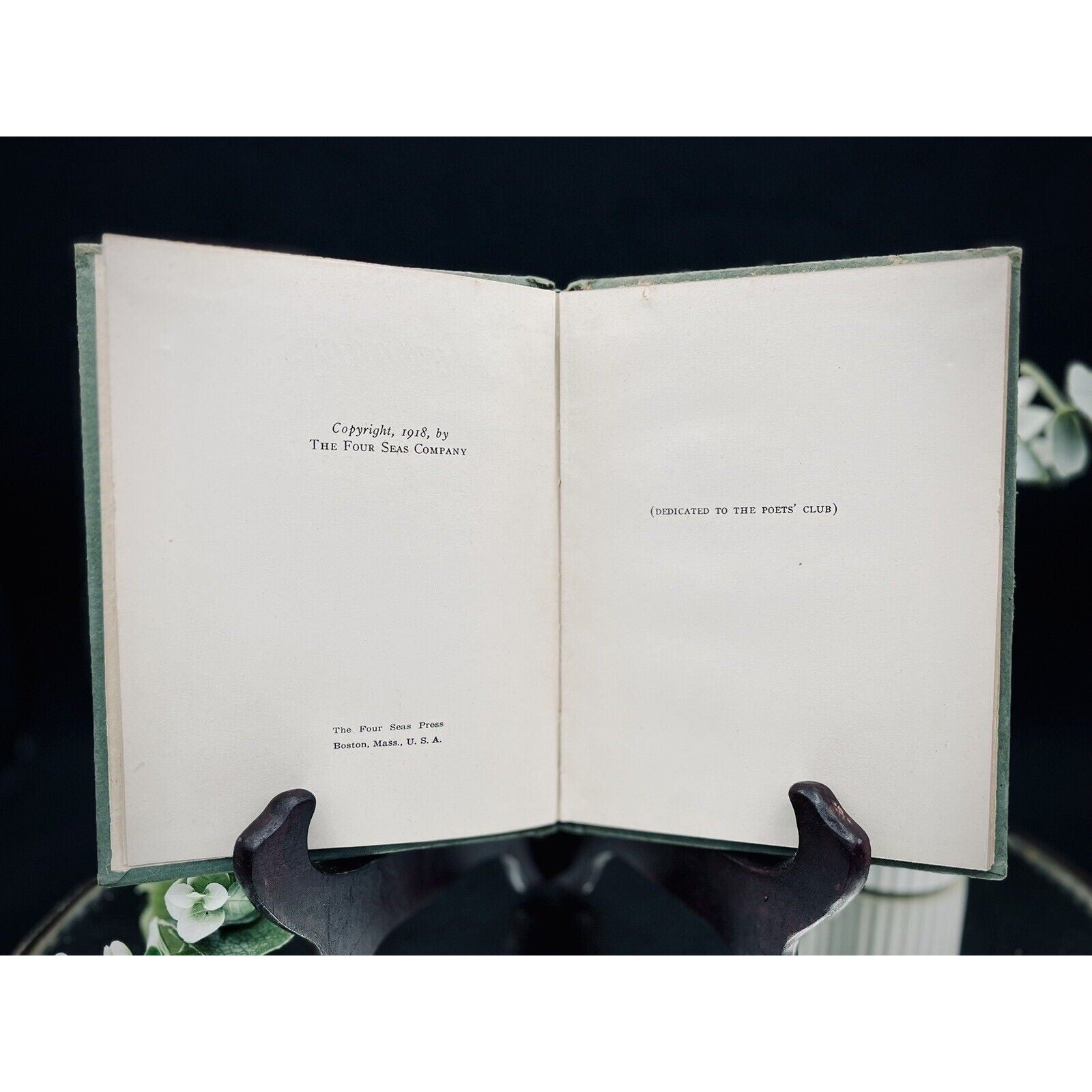 Nowadays 1918 Lord Dunsany Four Seas Company First Edition