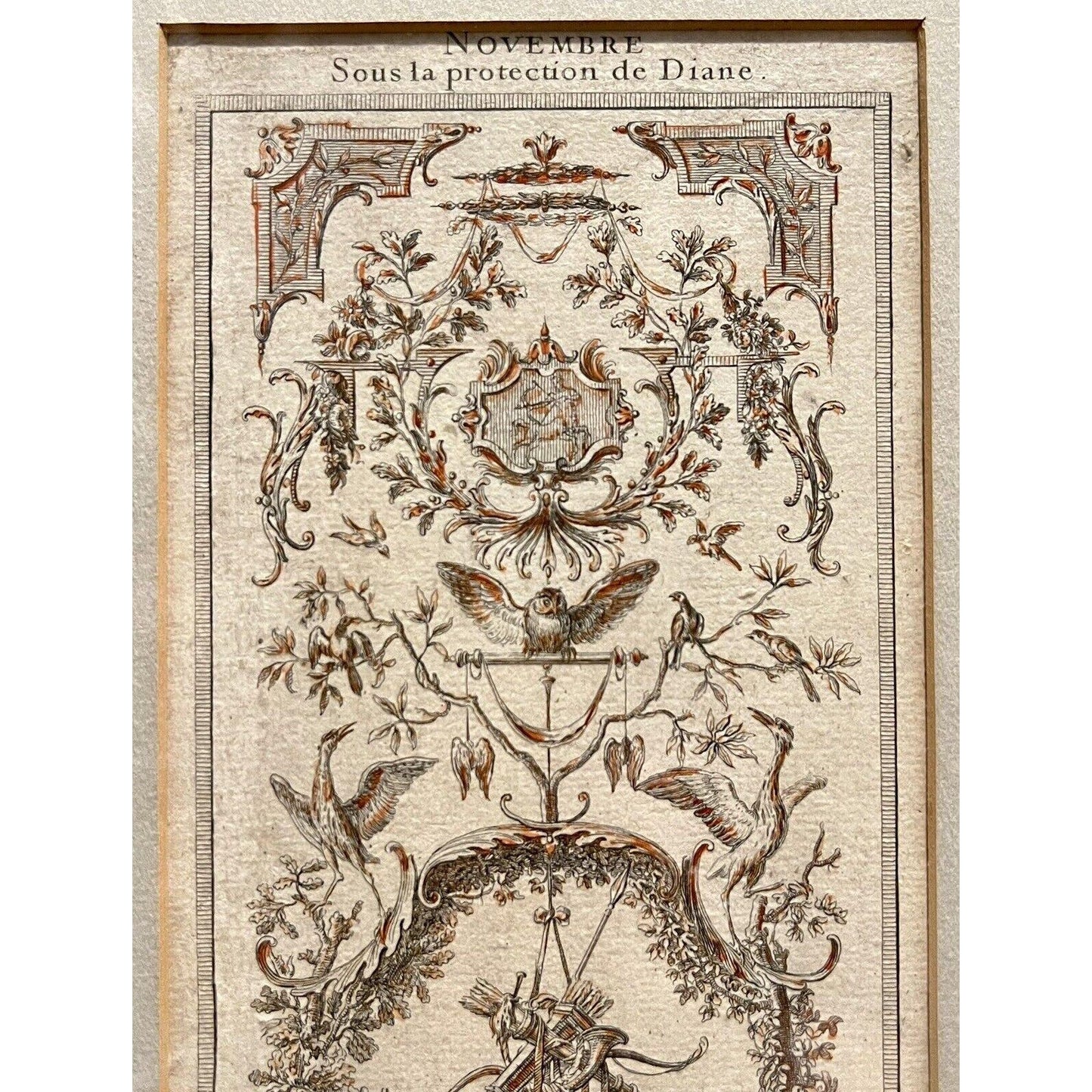 Les Doize Mois Grotesques by Claude Audran- Oct Nov Dec