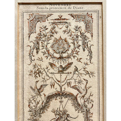 Les Doize Mois Grotesques by Claude Audran- Oct Nov Dec