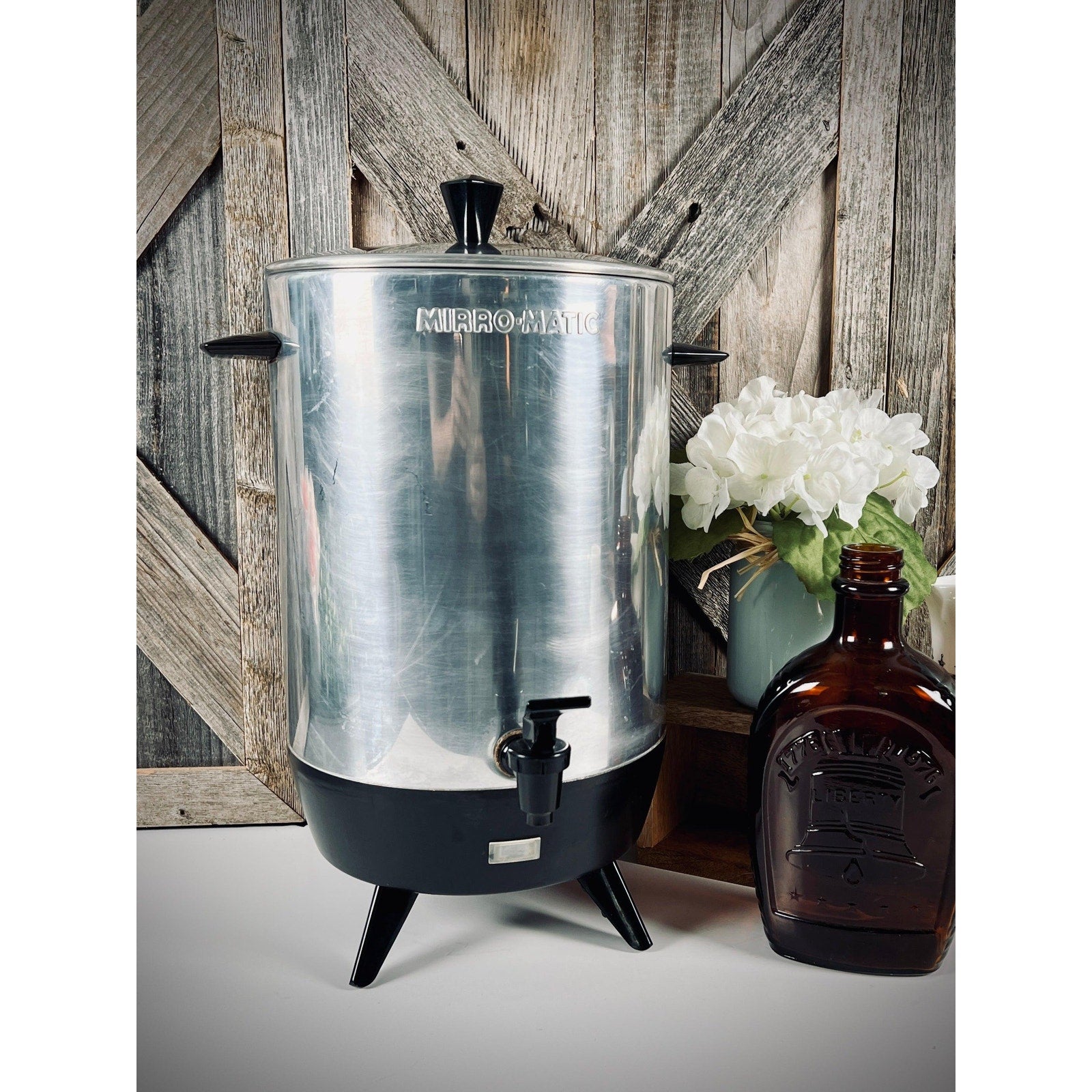 Vintage Mirro-Matic 30 Cup Electric Percolator M-0130, Missing Cord