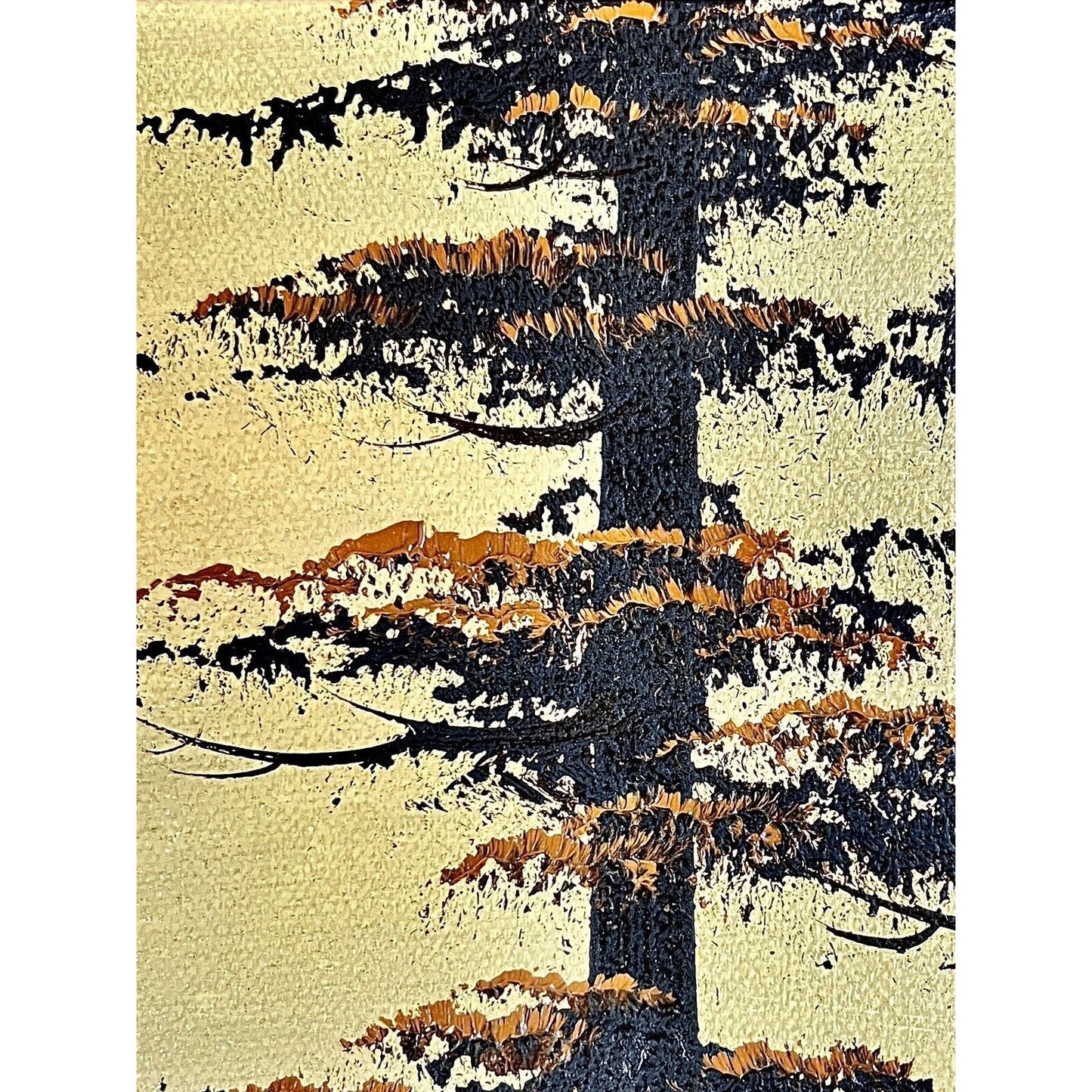 Sunset Ocean Original Hand Painted Oil on Canvas Painting by Ben Powers