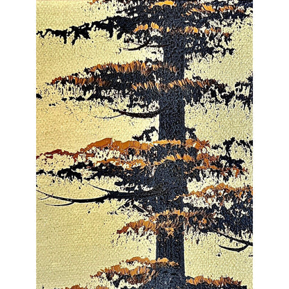 Sunset Ocean Original Hand Painted Oil on Canvas Painting by Ben Powers