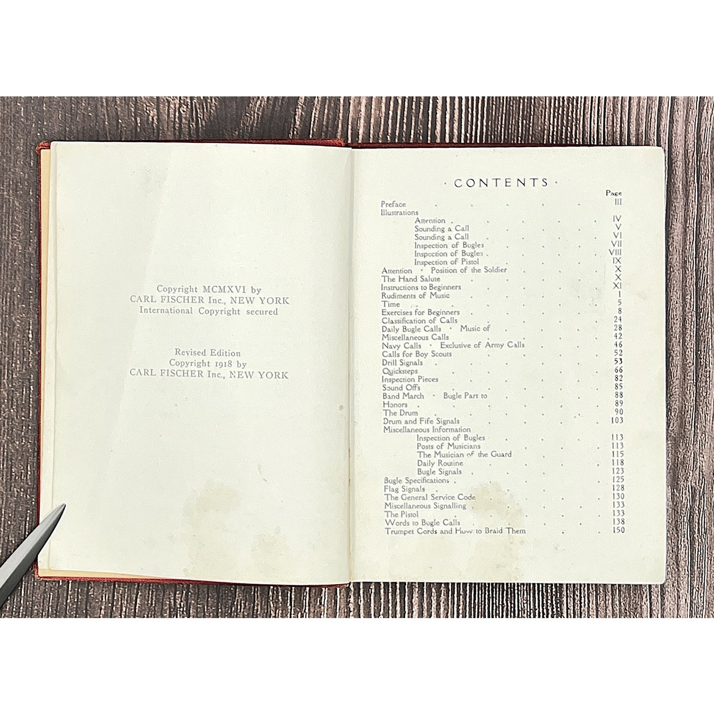 Antique Military Books: "Armament and History" & "Complete Instructive Manual for the Bugle, Trumpet, and Drum"