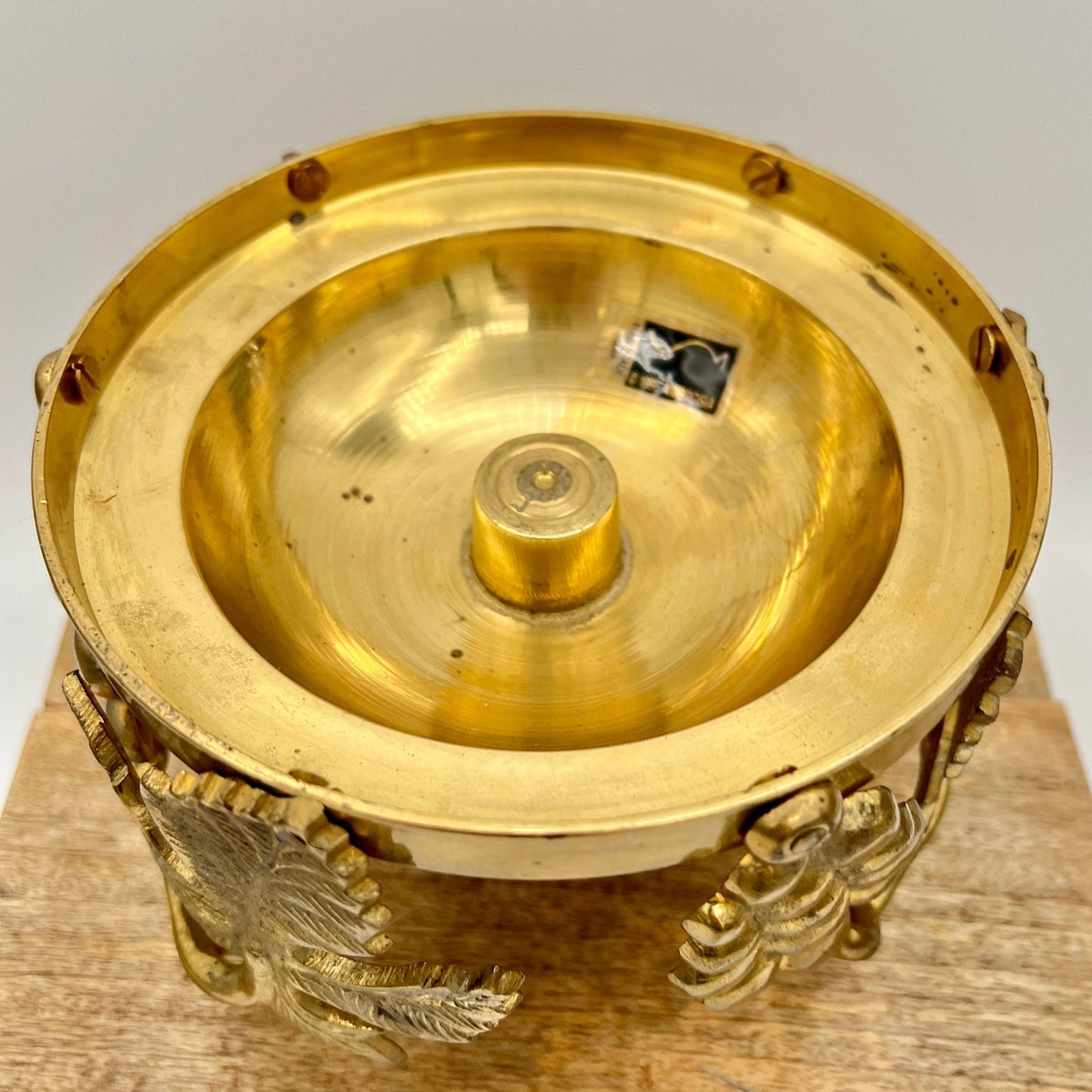 Vintage Brass Ambrosia Handmade Urli Bowl