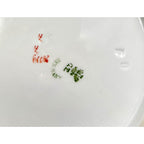 Carl Tielsch German Porcelain 12.5” Platter with Hand-Painted Floral Design and Scalloped Edge