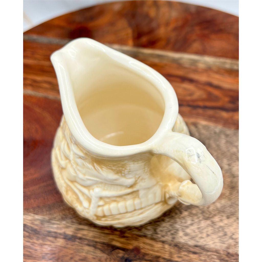 Tam O'Shanter Vintage Ceramic Sugar & Creamer Set Tavern Scene Beige - That’s My JAmm