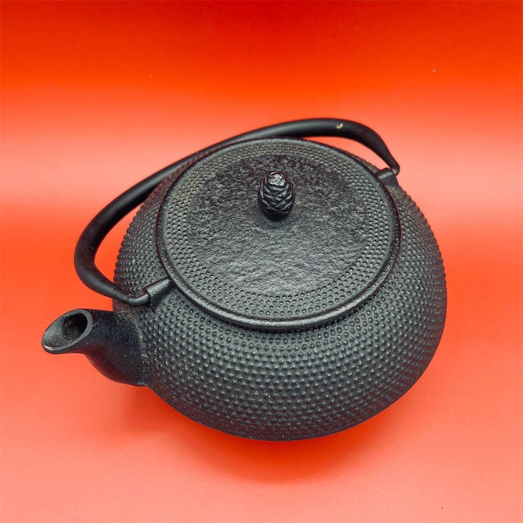 Nambu Japanese Cast Iron Teapot Black with Tea Basket - That’s My JAmm